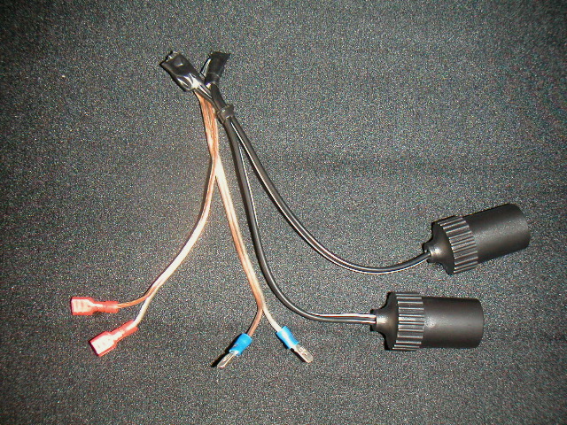 Lighter sockets with wires