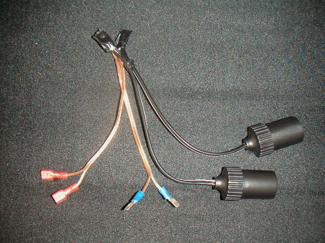 Lighter sockets with wires