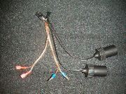 Lighter sockets with wires